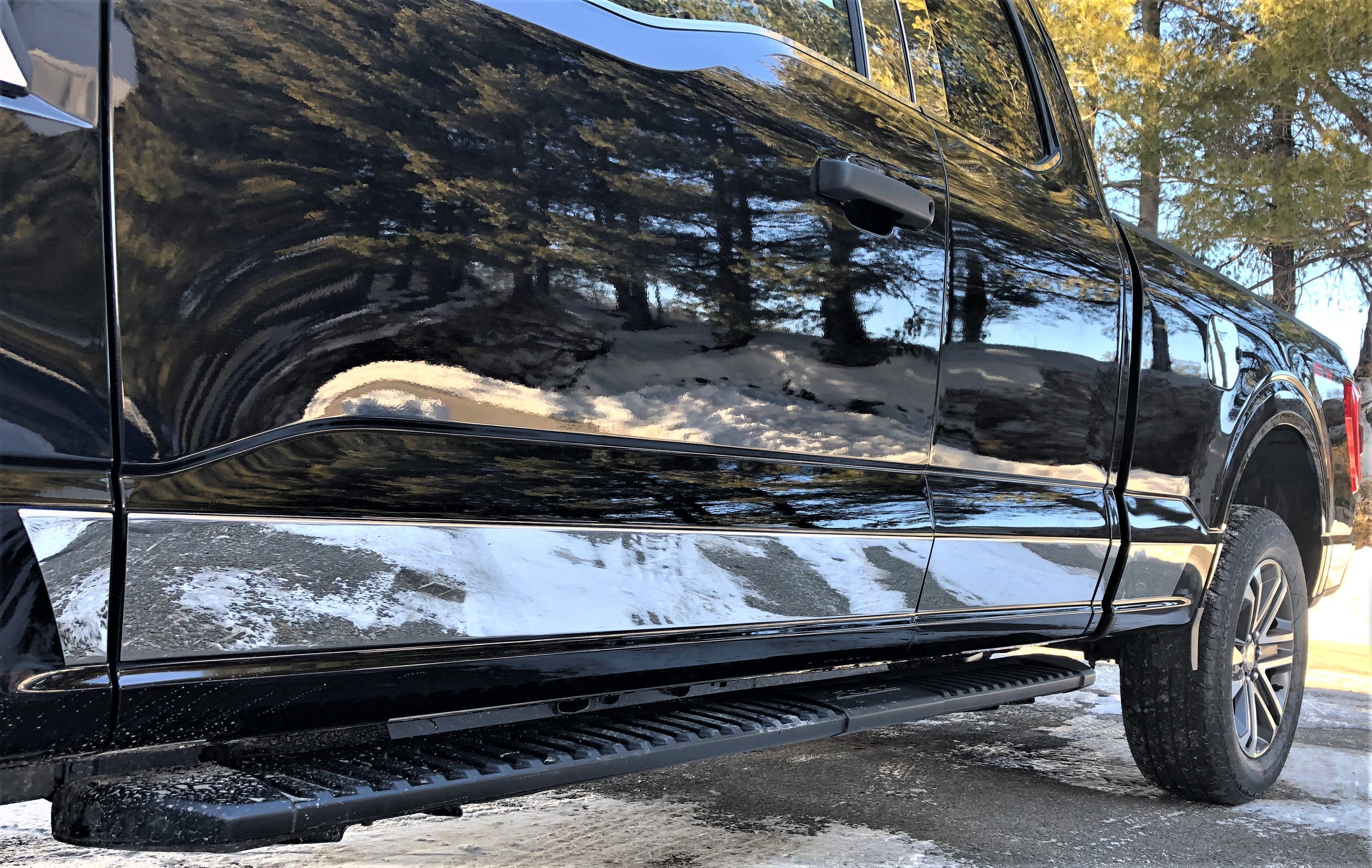 Chrome Side Window Strip Sill Molding Trim For Ford F150 Raptor R Lariat  2021-24